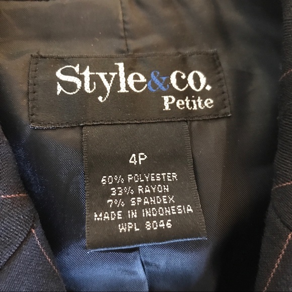 Style & Co. Striped Blazer - Picture 5 of 7
